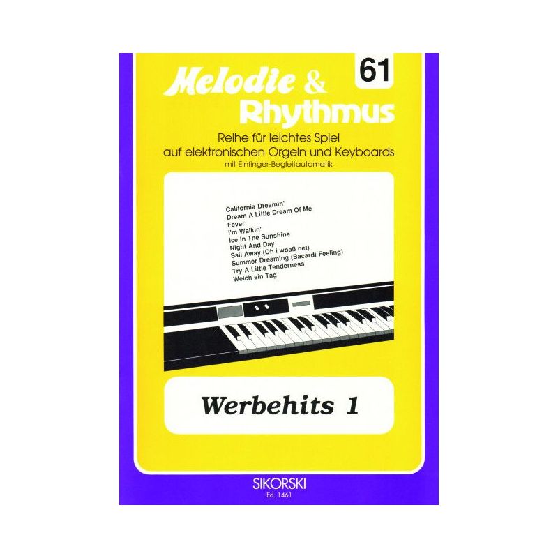 Melodie & Rhythmus, Heft 61: Werbehits 1