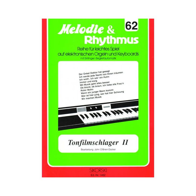 Melodie & Rhythmus, Heft 62: Tonfilmschlager 2
