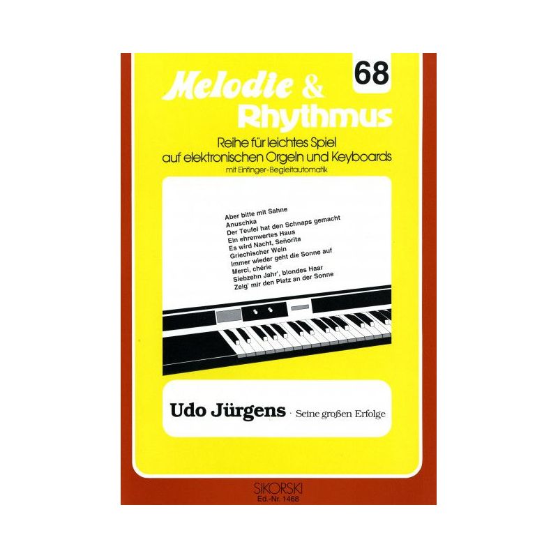 Melodie & Rhythmus, Heft 68: Udo Jürgens - Seine großen Erfolge