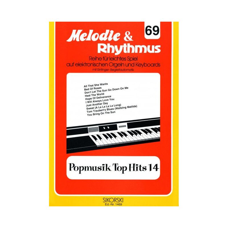 Melodie & Rhythmus, Heft 69: Popmusik Top Hits 14