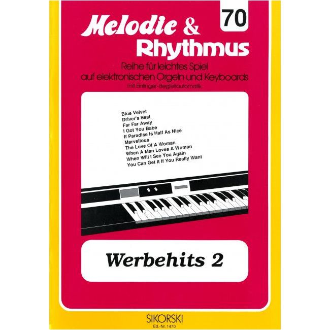 Melodie & Rhythmus, Heft 70: Werbehits 2