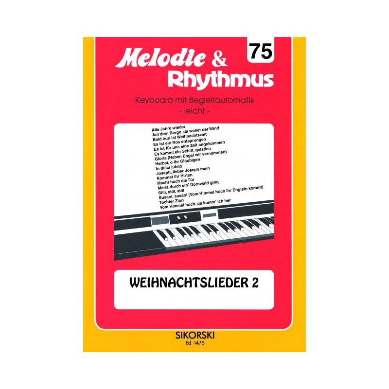 Melodie & Rhythmus, Heft 75: Weihnachtslieder 2