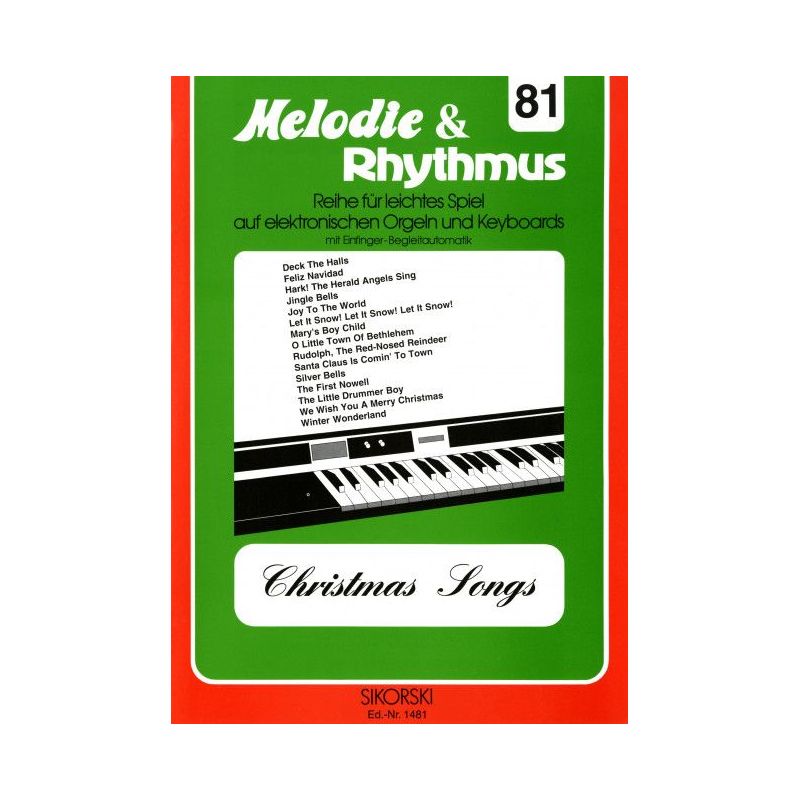 Melodie & Rhythmus, Heft 81: Christmas Songs