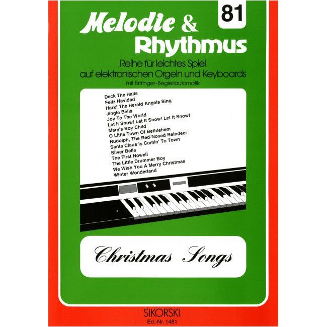 Melodie & Rhythmus, Heft 81: Christmas Songs
