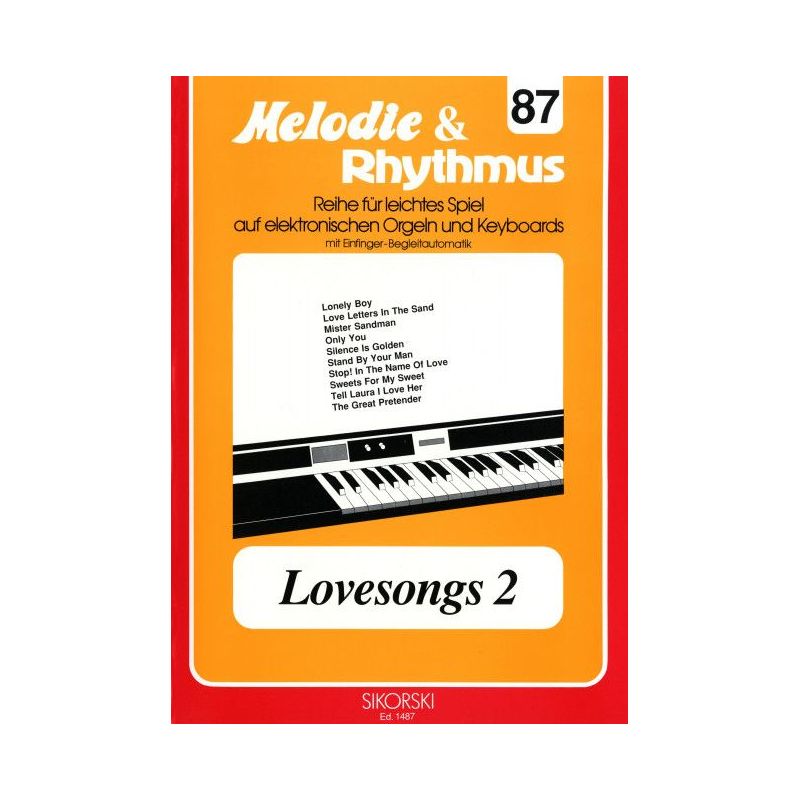Melodie & Rhythmus, Heft 87: Lovesongs 2