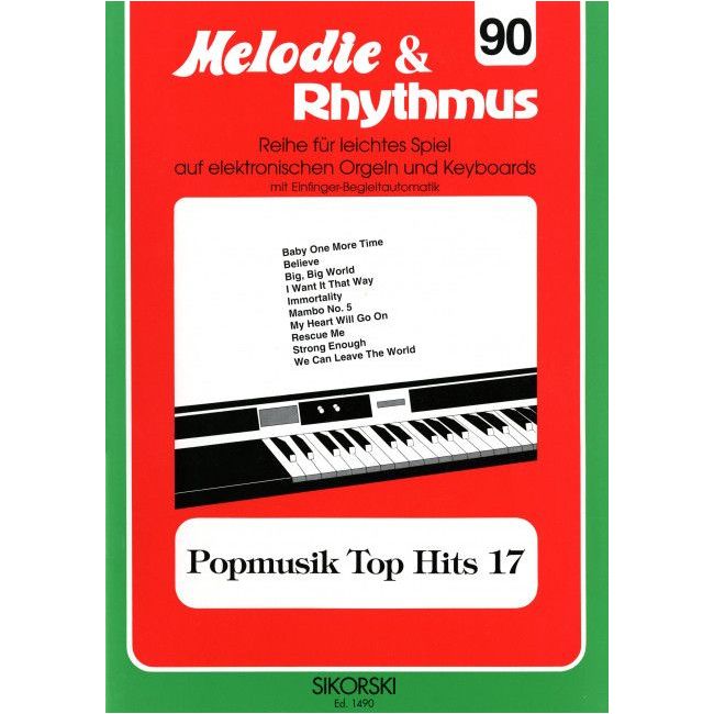 Melodie & Rhythmus, Heft 90: Popmusik Top Hits 17