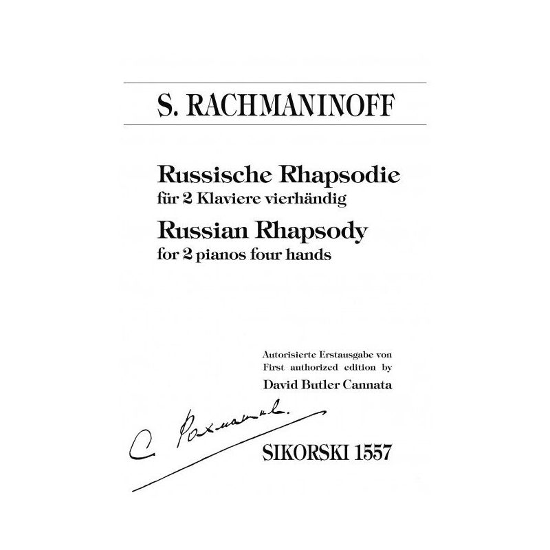 Rachmaninoff, Sergei Wassiljewitsch - Russische Rhapsodie