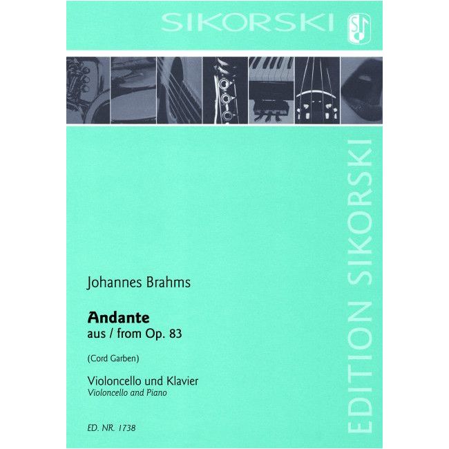 Brahms, Johannes - Andante aus op. 83