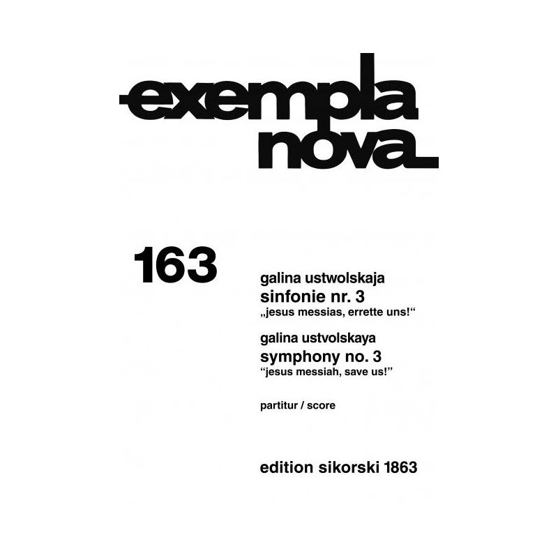 Ustvolskaya, Galina - Sinfonie Nr. 3 163