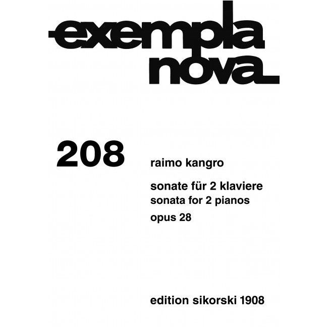 Kangro, Raimo - Sonate op. 28 208