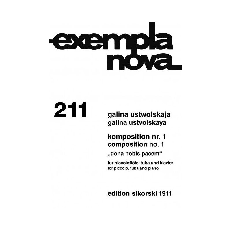 Ustvolskaya, Galina - Komposition Nr. 1 211