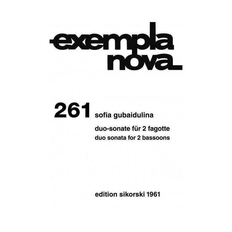 Gubaidulina, Sofia - Duo-Sonate 261