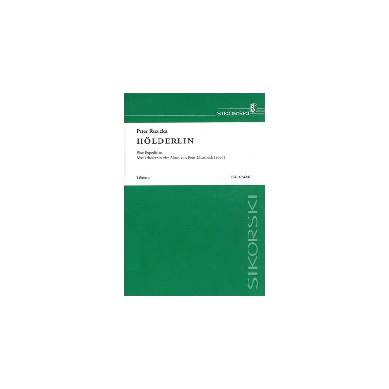 Ruzicka, Peter - Hölderlin