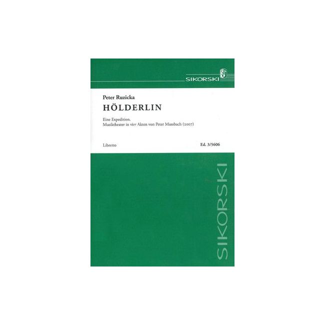 Ruzicka, Peter - Hölderlin