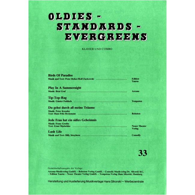 Oldies - Standards - Evergreens