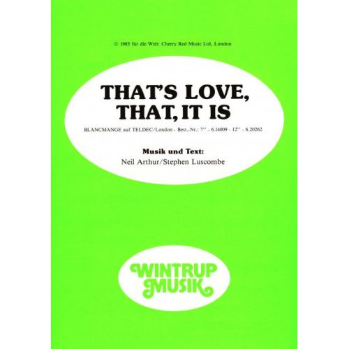 Arthur & Luscombe - That's...
