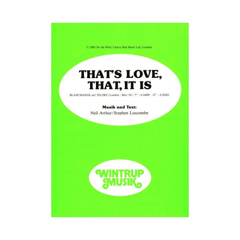 Arthur & Luscombe - That's Love, That It Is