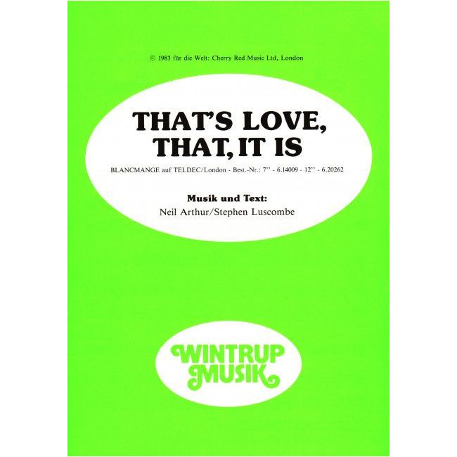 Arthur & Luscombe - That's Love, That It Is