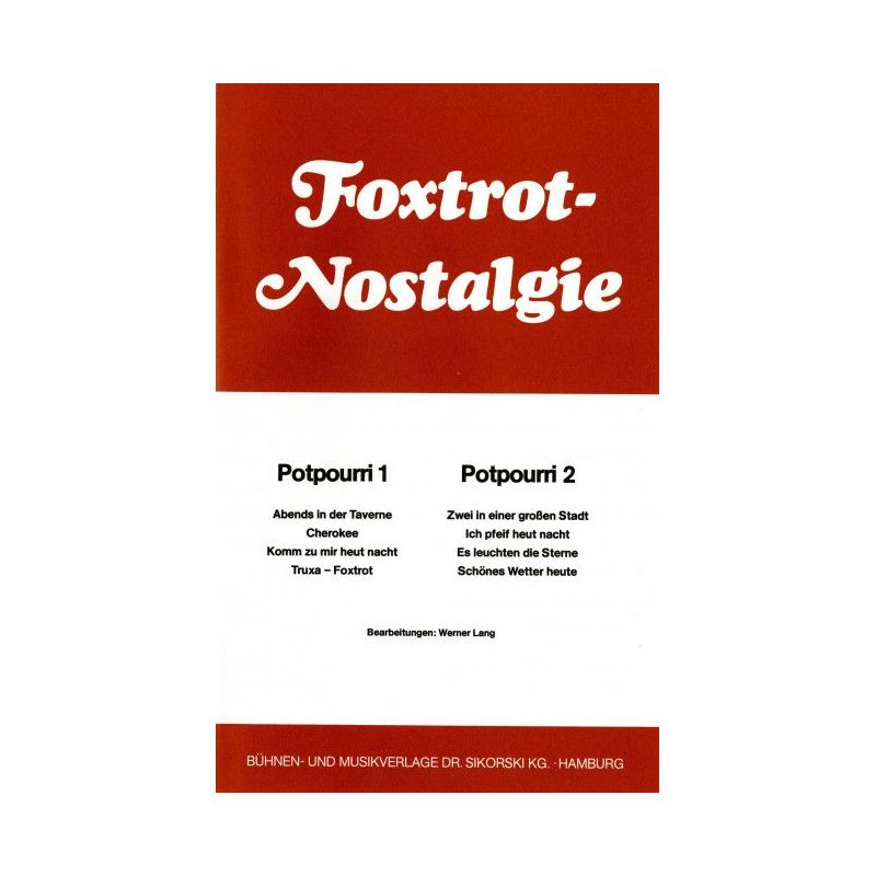 Foxtrot-Nostalgie Potpourri 1/2