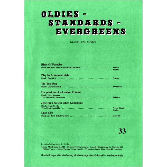 Oldies - Standards - Evergreens