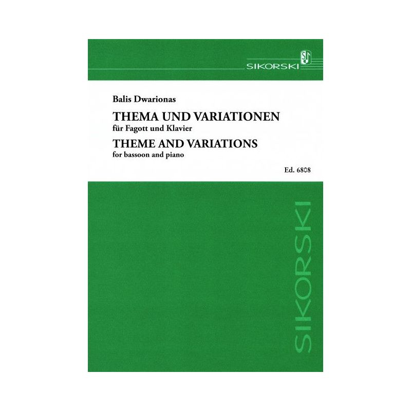 Dvarionas, Balis - Thema und Variationen