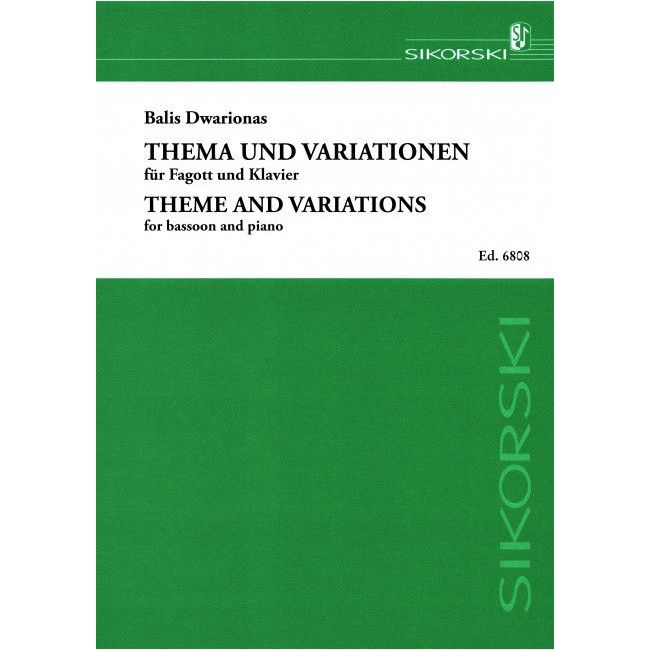 Dvarionas, Balis - Thema und Variationen