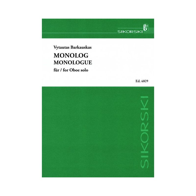 Barkauskas, Vytautas - Monolog