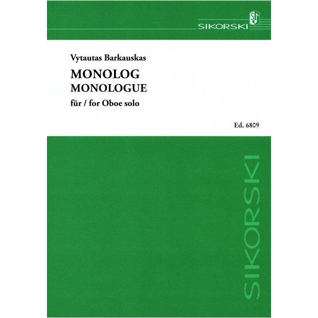 Barkauskas, Vytautas - Monolog