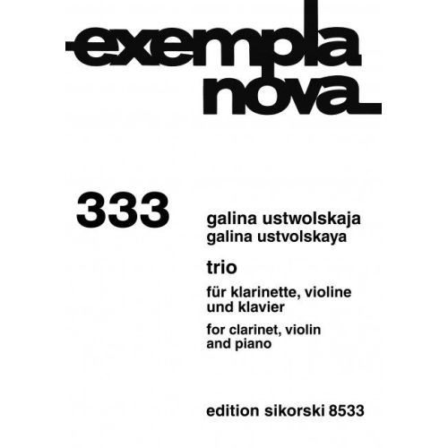 Ustvolskaya, Galina - Trio 333