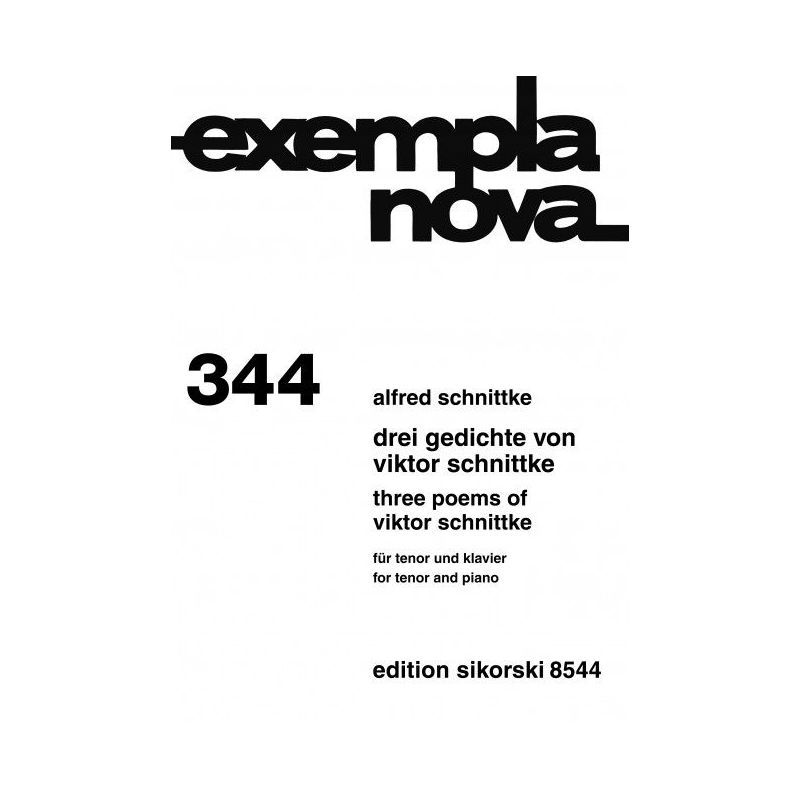 3 Gedichte von Victor Schnittke 344