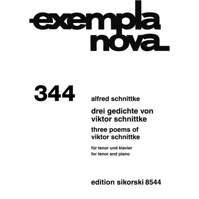 3 Gedichte von Victor Schnittke 344