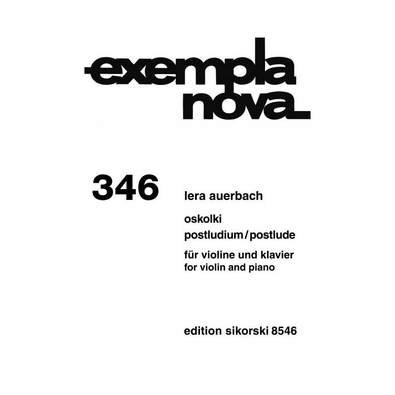Auerbach, Lera - Oskolki / Postludium op. 61 / - 346