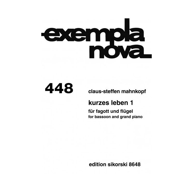 Mahnkopf, Claus-Steffen - Kurzes Leben I 448