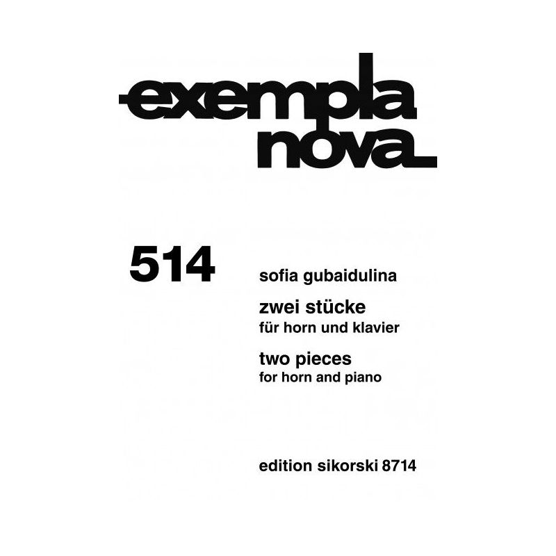 Gubaidulina, Sofia - 2 Stücke 514