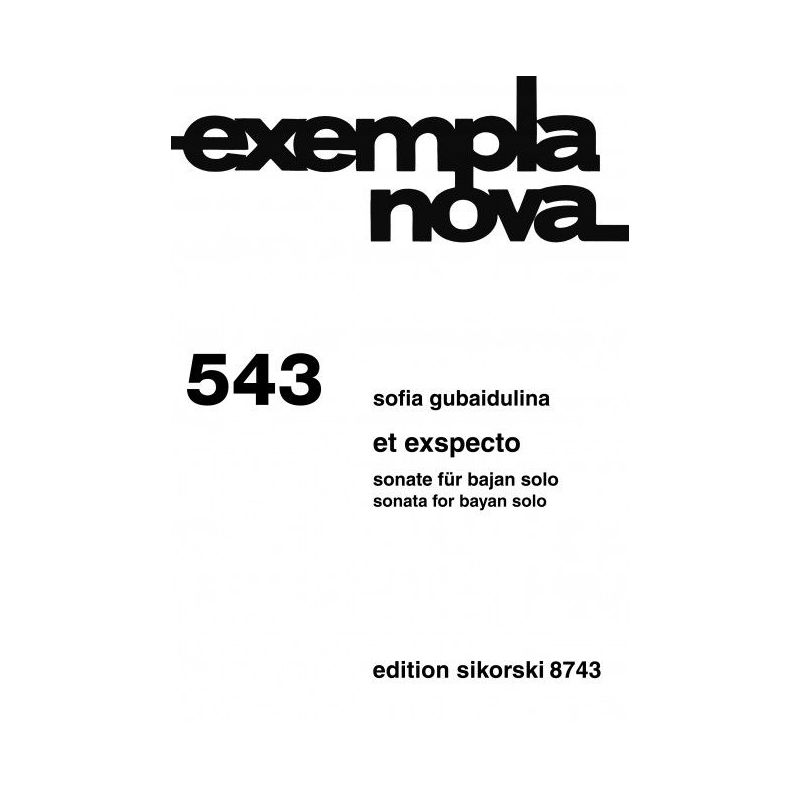 Gubaidulina, Sofia - Et exspecto 543