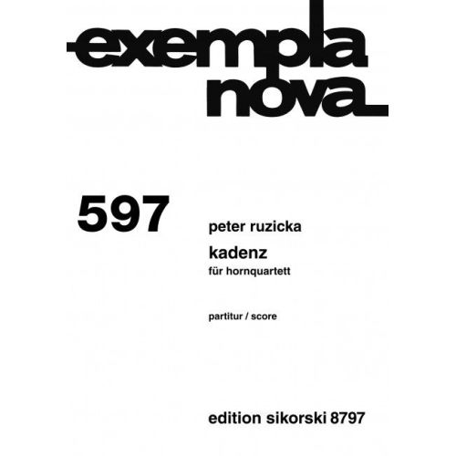 Ruzicka, Peter - Kadenz 597