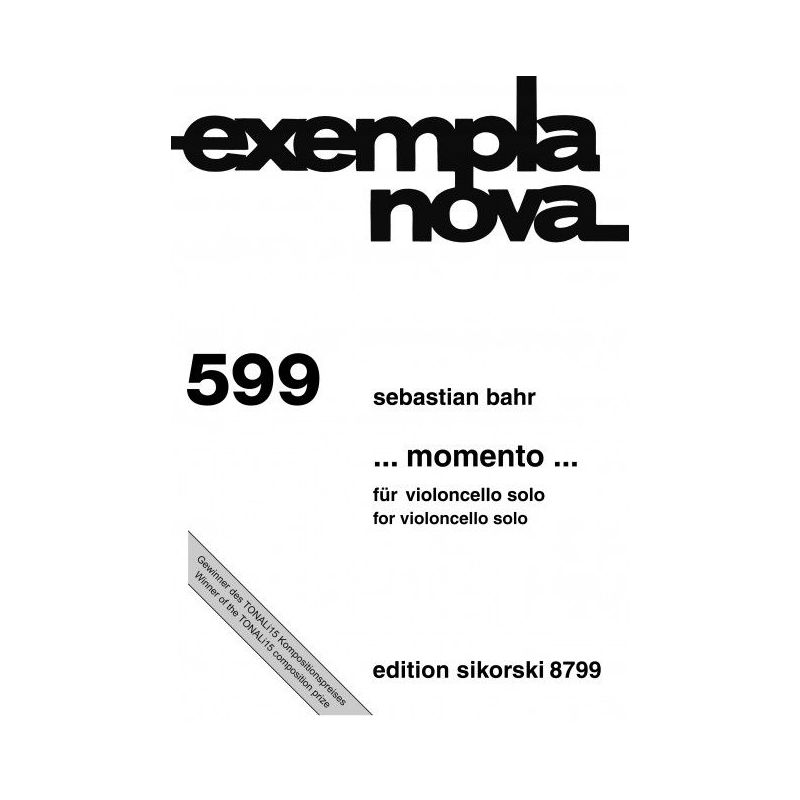 Bahr, Sebastian - ... momento ... 599
