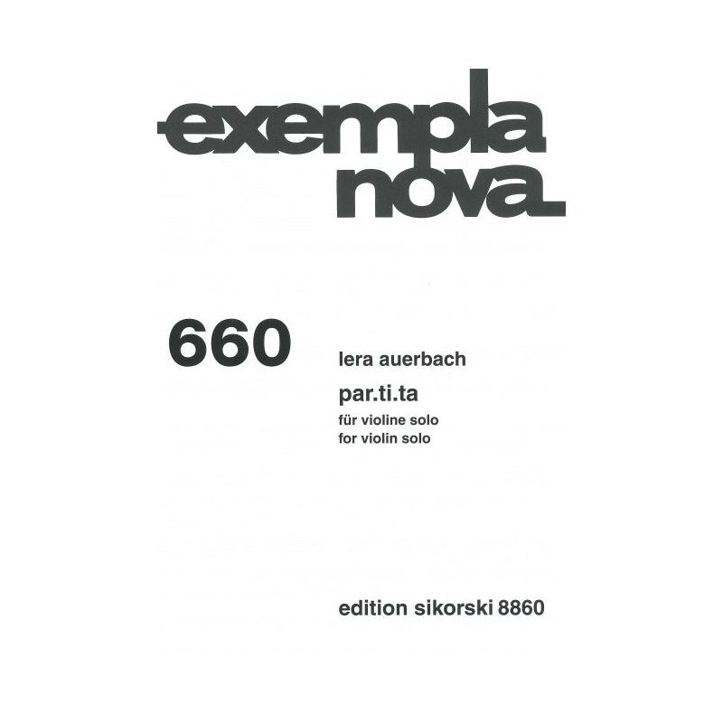 Auerbach, Lera - par.ti.ta 660