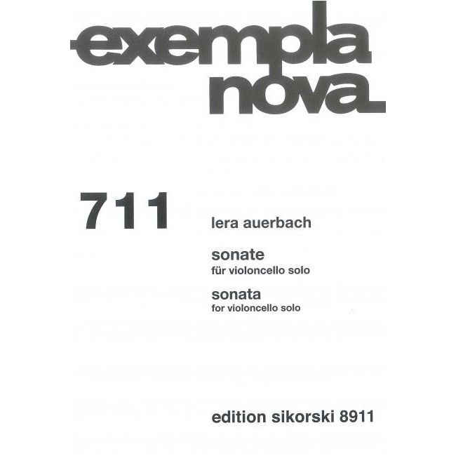 Auerbach, Lera - Sonate für Violoncello 711