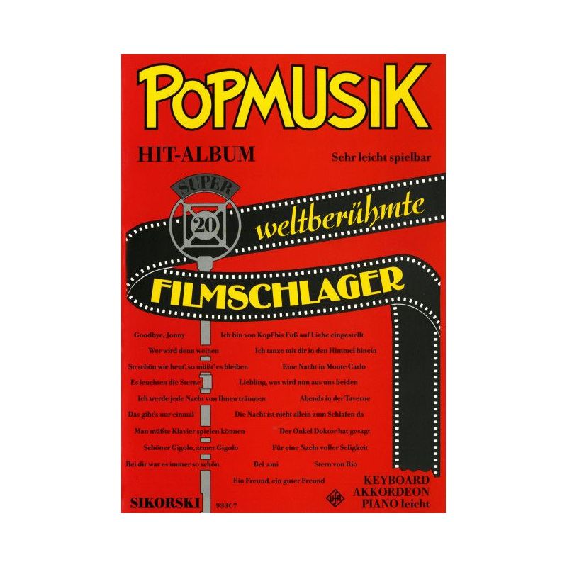 Popmusik Hit-Album Super 20: 20 weltberühmte Filmschlager 1