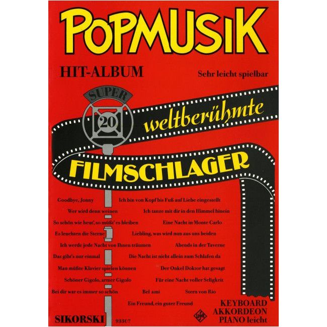 Popmusik Hit-Album Super 20: 20 weltberühmte Filmschlager 1