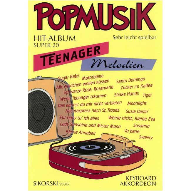 Popmusik Hit-Album Super 20: Teenager-Melodien