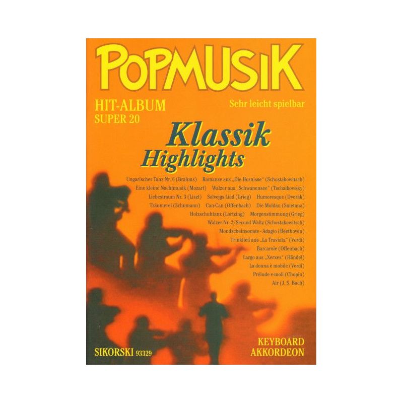Popmusik Hit-Album Super 20: Klassik Highlights