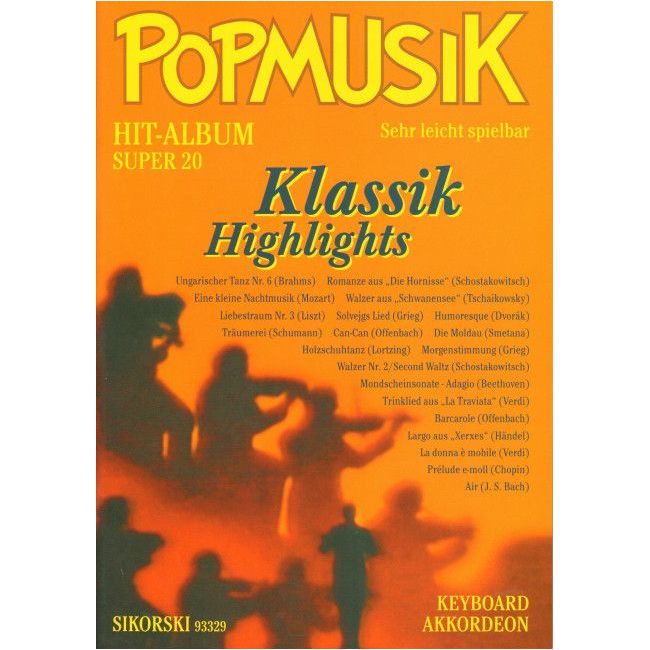 Popmusik Hit-Album Super 20: Klassik Highlights