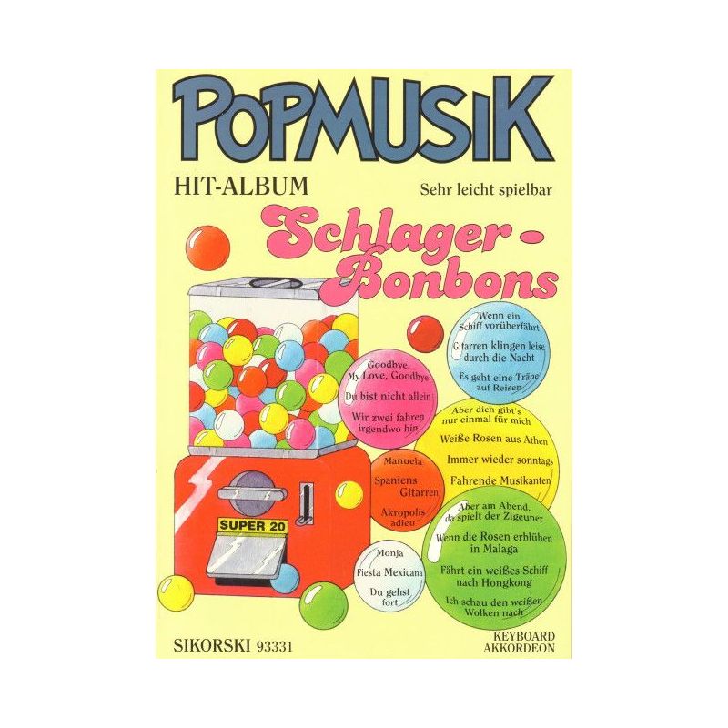 Popmusik Hit-Album Super 20: Schlagerbonbons