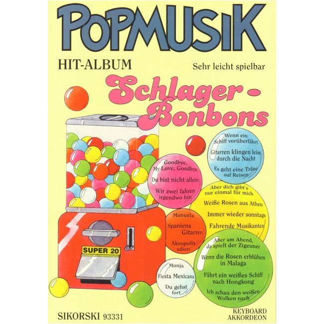 Popmusik Hit-Album Super 20: Schlagerbonbons