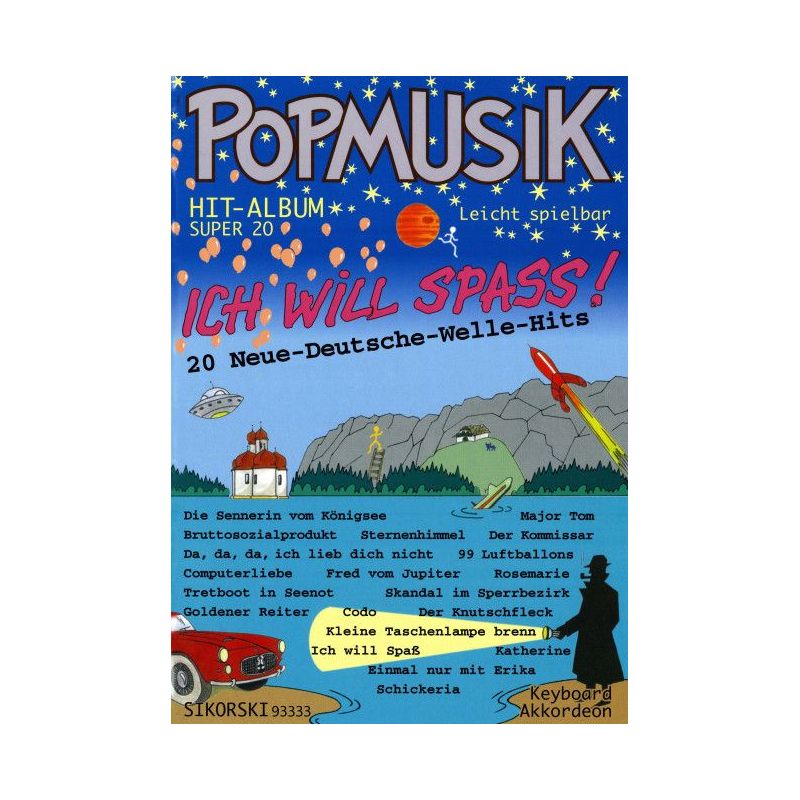 Popmusik Hit-Album Super 20: Ich will Spaß! 20 Neue-Deutsche-Welle-Hits