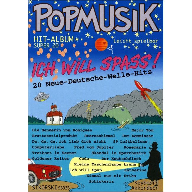 Popmusik Hit-Album Super 20: Ich will Spaß! 20 Neue-Deutsche-Welle-Hits