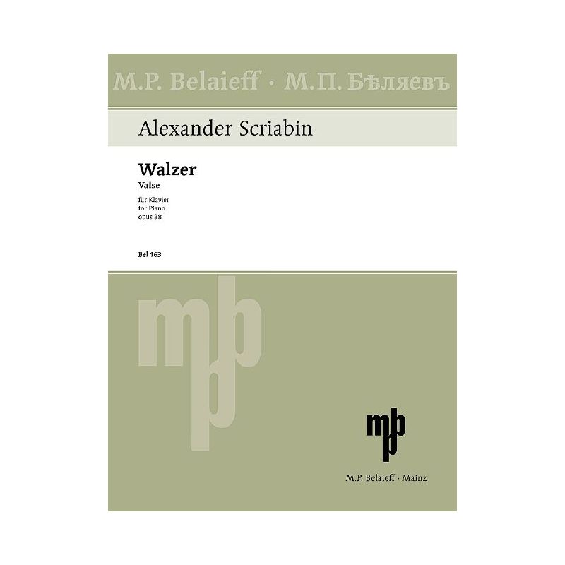 Scriabin, Alexander Nikolayevich - Waltz Ab major op. 38