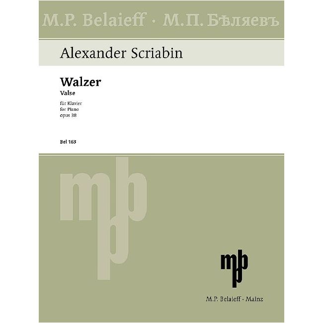 Scriabin, Alexander Nikolayevich - Waltz Ab major op. 38